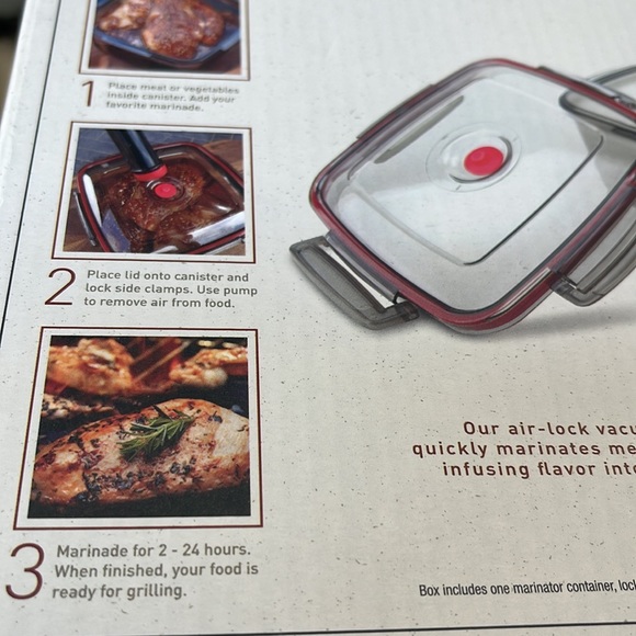 NEW in Original Box Quick Marination Kit for Beef Poultry Fish Vegetables & More - Picture 5 of 6